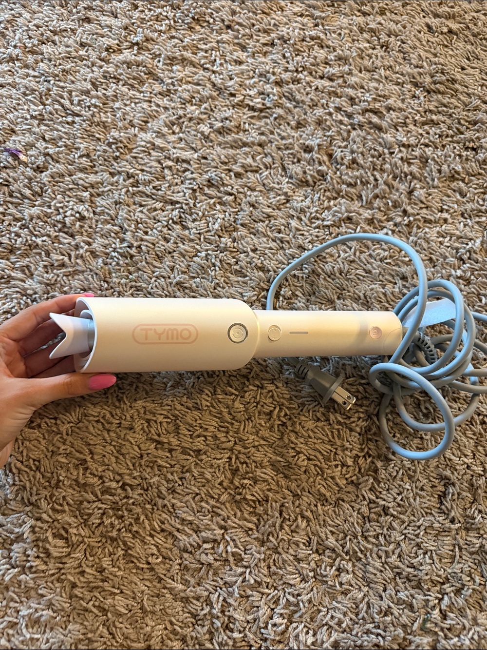 Tymo White Automatic Hair Curler